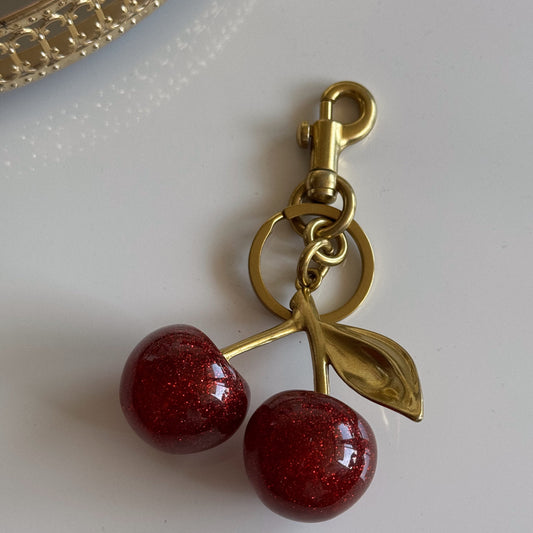 LLAVERO CEREZAS ROJO