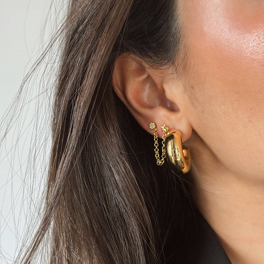 ARGOLLAS MARTINA ORO 25MM