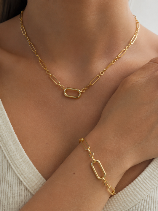 SET CADENA ARIA + PULSERA ARIA