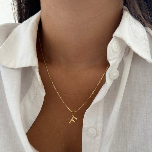COLLAR INICIAL ORO 45CM