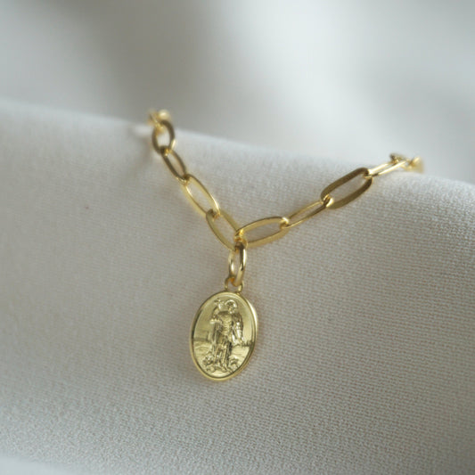 PULSERA MINI EXPEDITO 16CM ORO