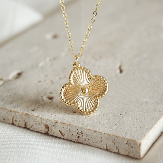 SET COLLARES CLOVER ORO