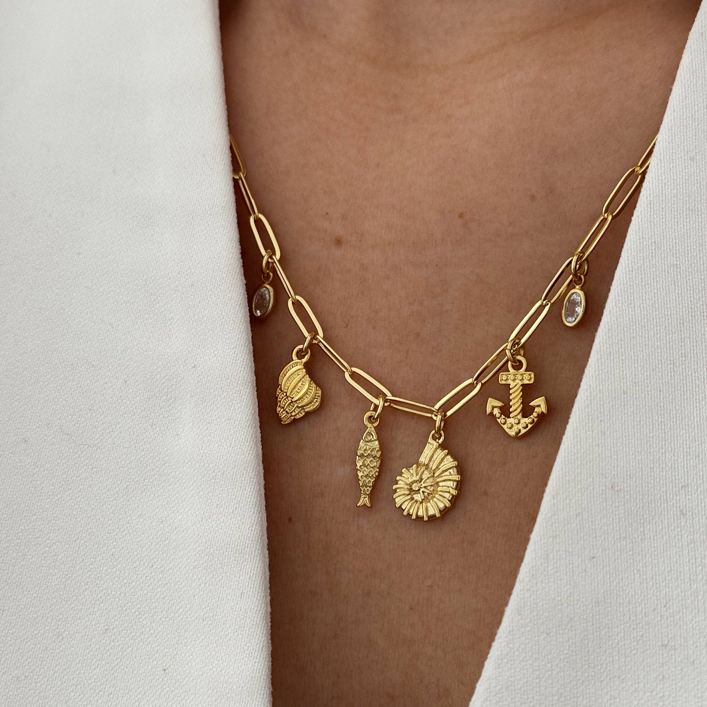 COLLAR VERANO ETERNO 45CM ORO