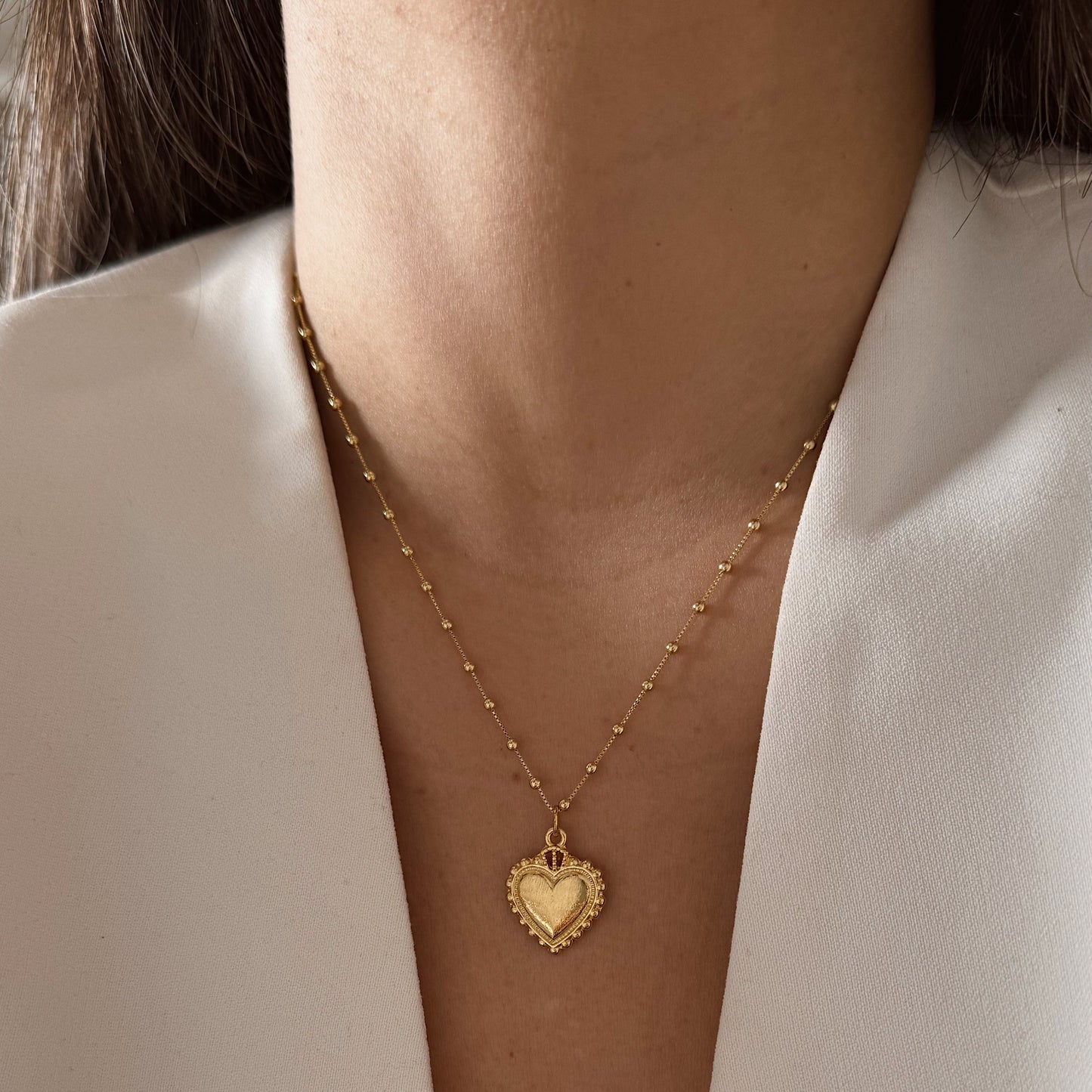 COLLAR AMELIA CORAZÓN ORO