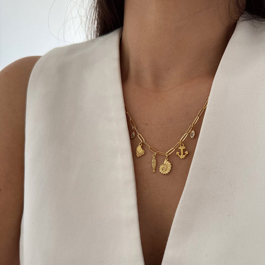 COLLAR VERANO ETERNO 45CM ORO