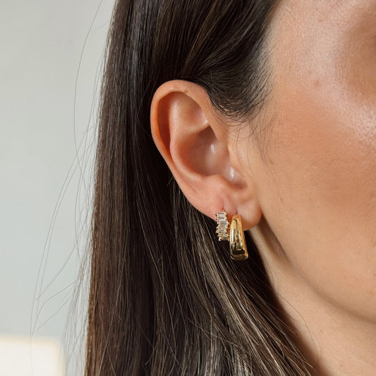 ARGOLLAS CIRCÓN BLANCO ORO