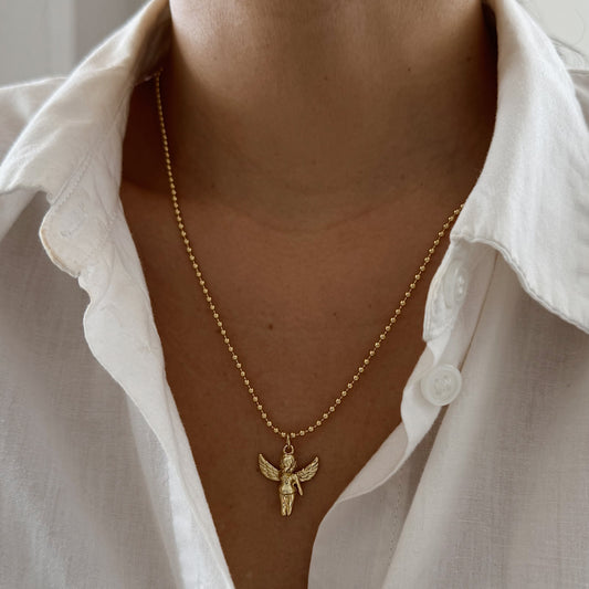 COLLAR ANGÉL PROTECTOR 45CM ORO
