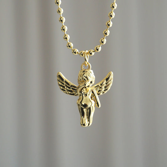 COLLAR ANGÉL PROTECTOR 45CM ORO