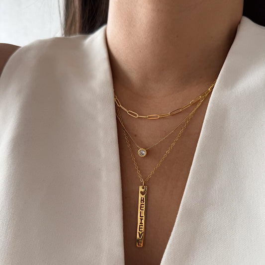 CADENA ESLABÓN CLASSIC 45CM ORO