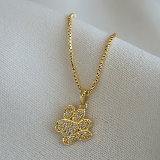 COLLAR PATITA 45CM ORO