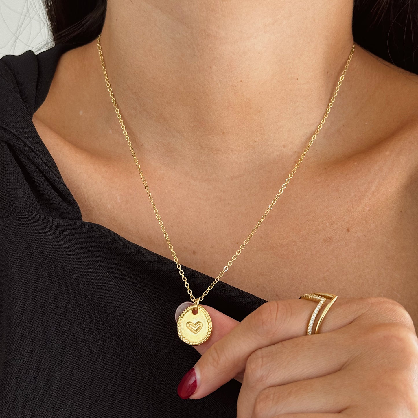 COLLAR AMARA 45CM ORO