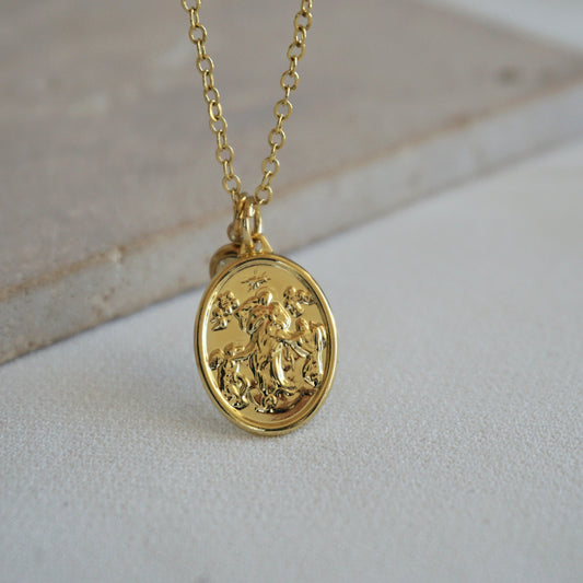 COLLAR VIRGEN DESATANUDOS 45CM ORO