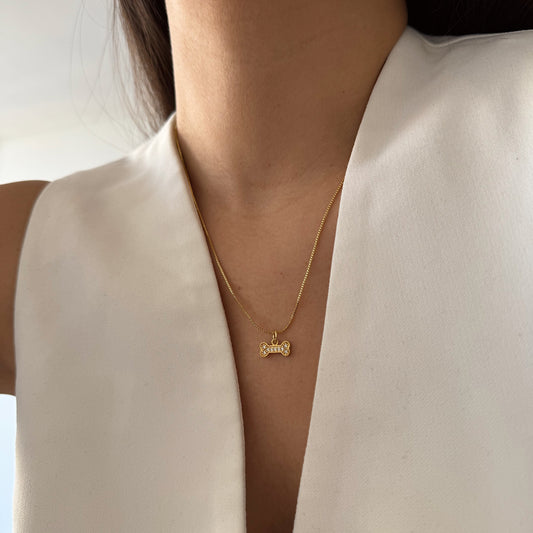 COLLAR HUESITO DE AMOR