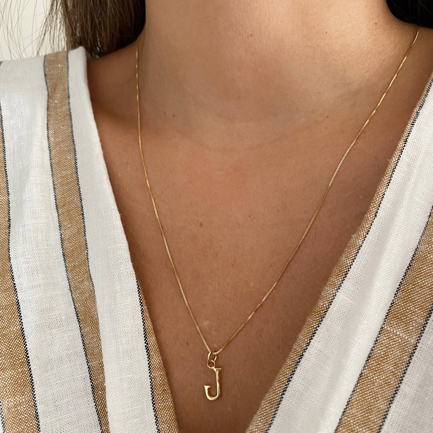 COLLAR INICIAL ORO 45CM
