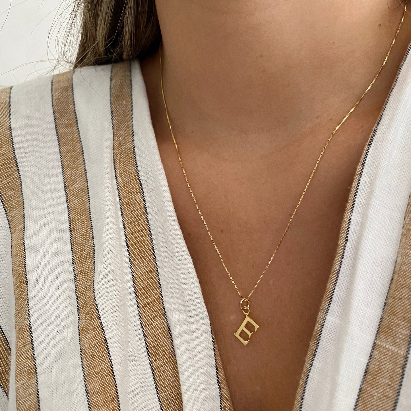 COLLAR INICIAL ORO 45CM