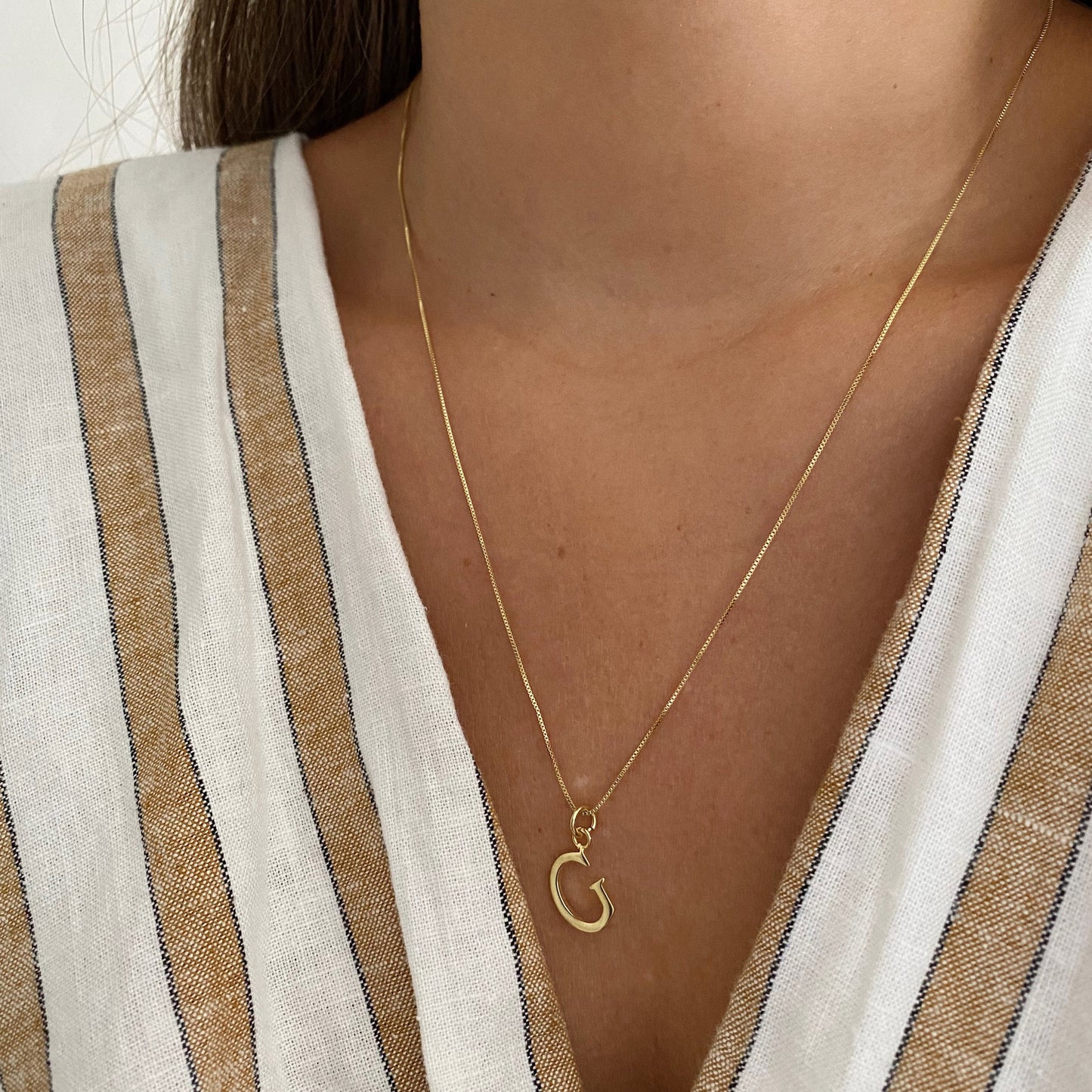 COLLAR INICIAL ORO 45CM