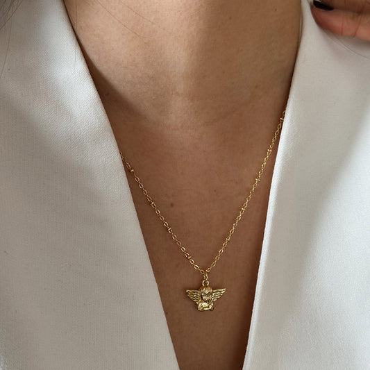 COLLAR GOLDEN ANGEL 45CM ORO