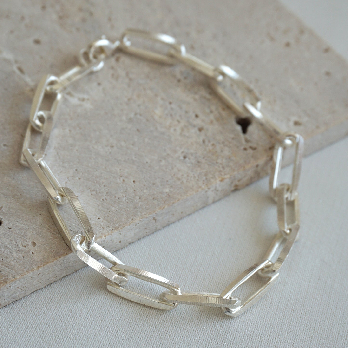 PULSERA ESLABÓN PLATA