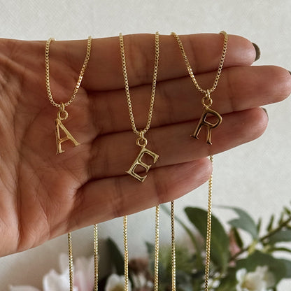 COLLAR INICIAL ORO 45CM