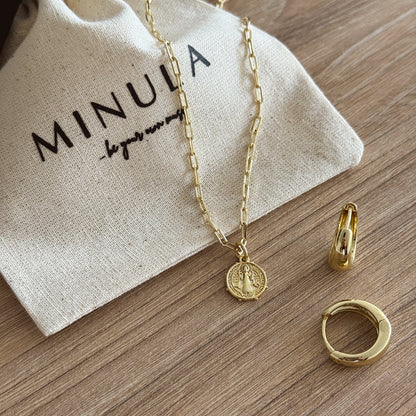 SET COLLAR SAN BENITO + ARGOLLAS ZOE