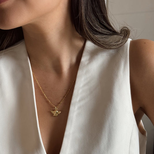 COLLAR GOLDEN ANGEL 45CM ORO