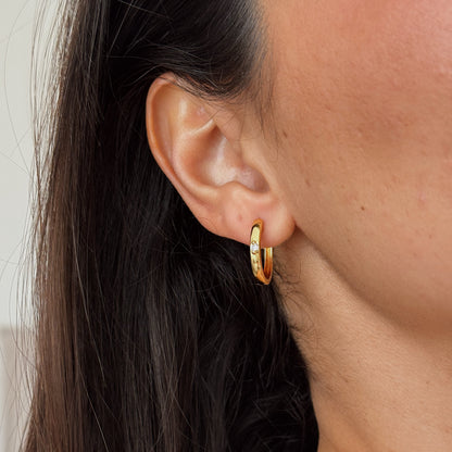ARGOLLAS NIVA 15MM ORO