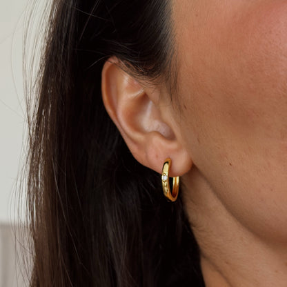 ARGOLLAS NIVA 15MM ORO