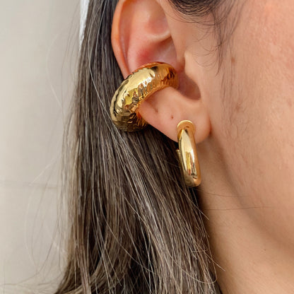 EAR CUFF CHUNKY ORO