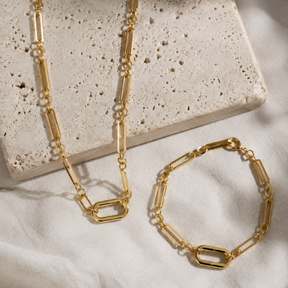 SET CADENA ARIA + PULSERA ARIA