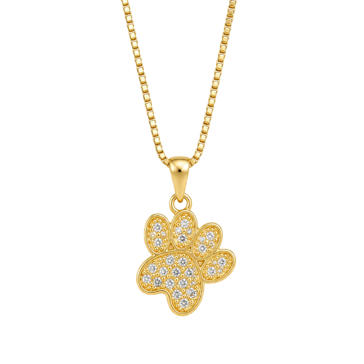 COLLAR PATITA 45CM ORO