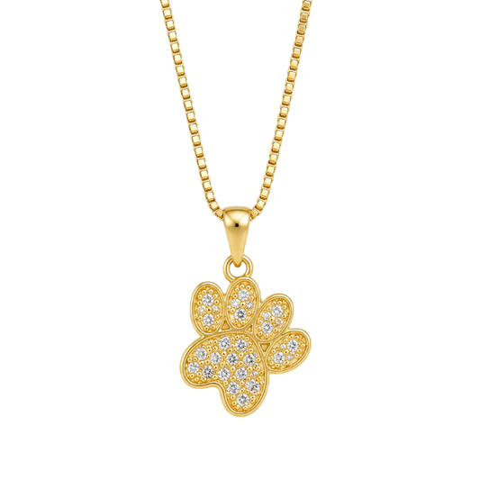 COLLAR PATITA 45CM ORO