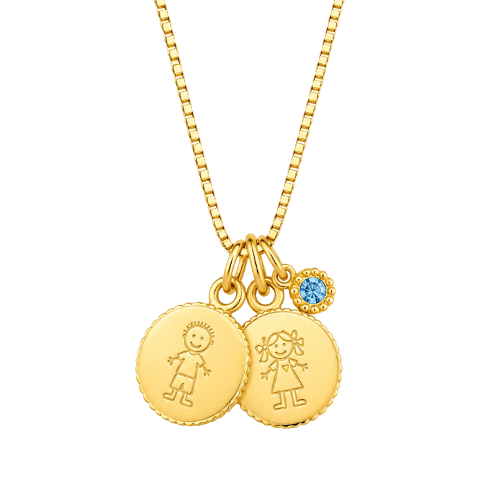 COLLAR NIÑO 45CM ORO