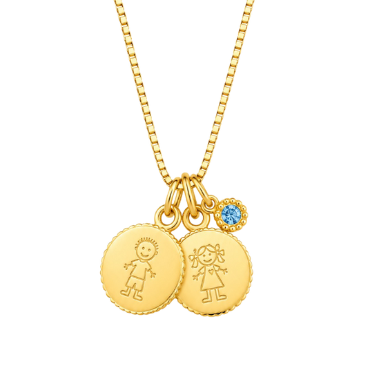 COLLAR NIÑA 45CM ORO