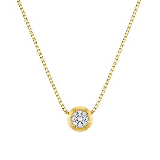 COLLAR PUNTO DE LUZ 45CM ORO