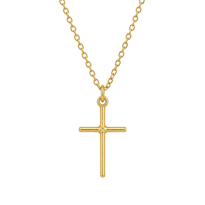 COLLAR CRUZ 45CM ORO