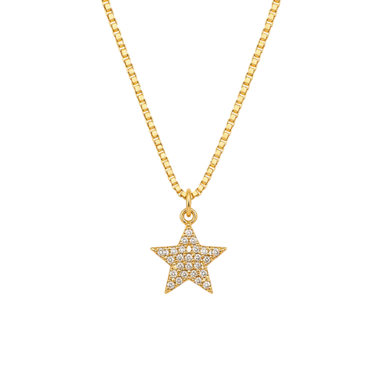 COLLAR LITTLE STAR ORO 45CM