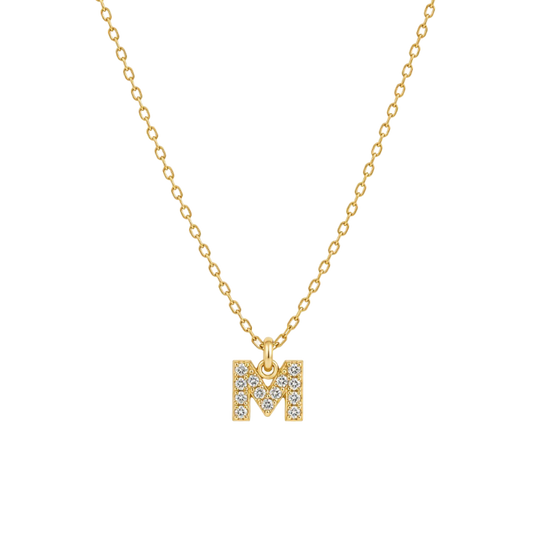 COLLAR MINI INICIAL SHINE 45CM ORO
