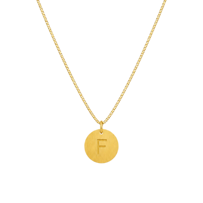 COLLAR INICIAL AJUSTABLE 45CM ORO