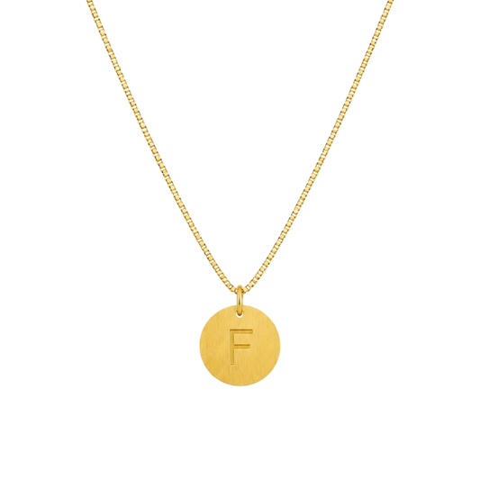 COLLAR INICIAL AJUSTABLE 45CM ORO