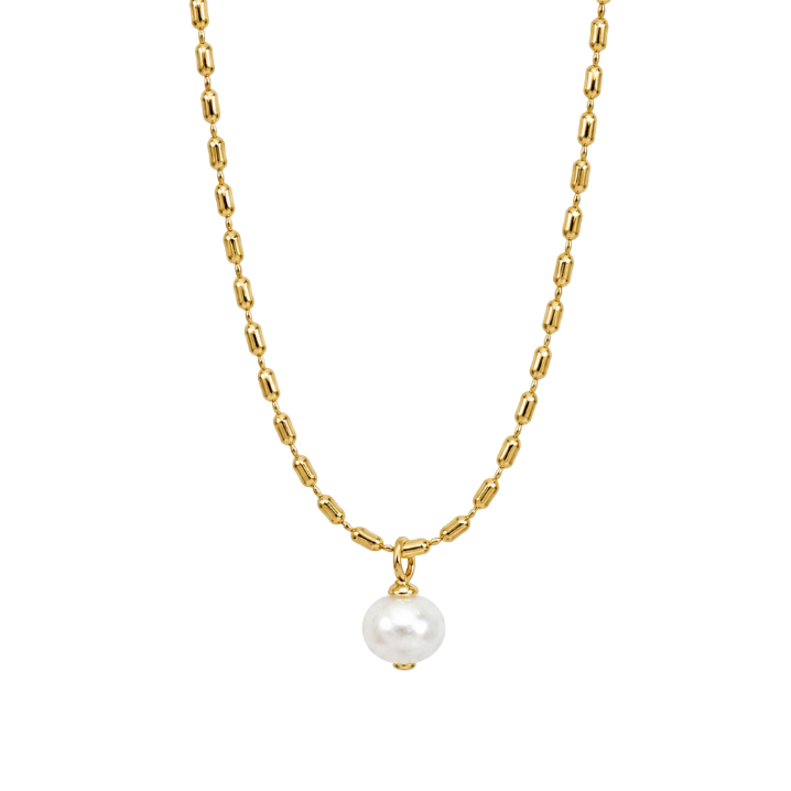 COLLAR LAUREN PERLA DE RÍO 45CM