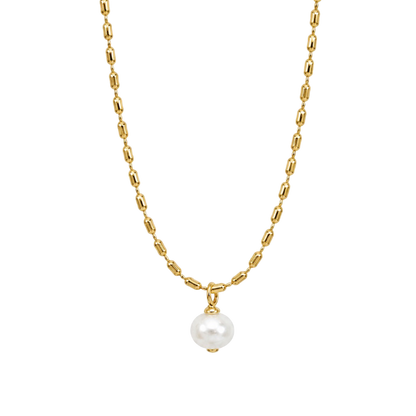COLLAR LAUREN PERLA DE RÍO 45CM