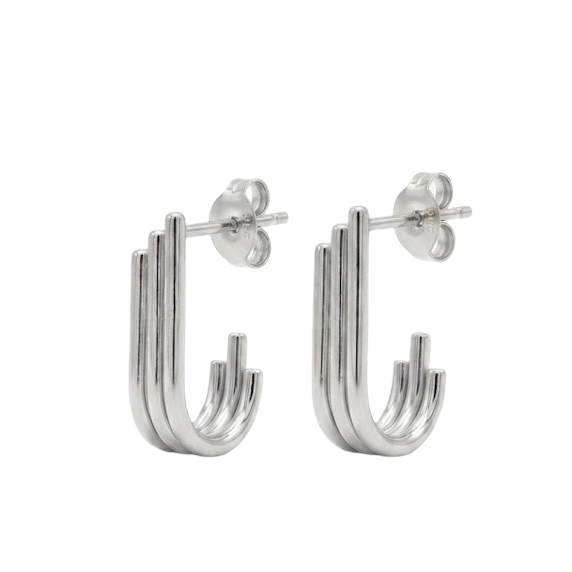 AROS FORTUNA 17MM PLATA