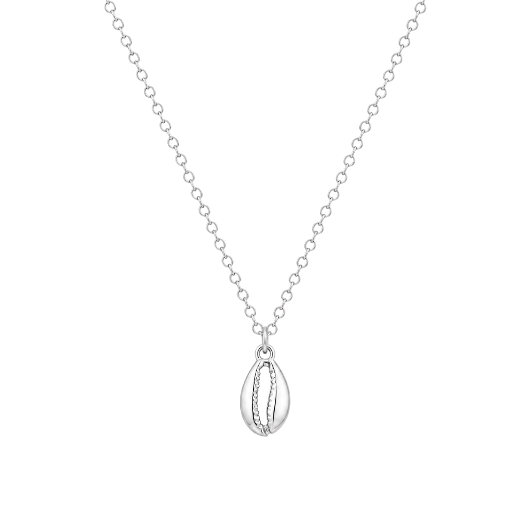 COLLAR CONCHITA 40CM PLATA