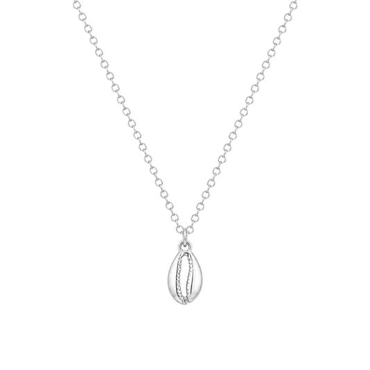 COLLAR CONCHITA 40CM PLATA