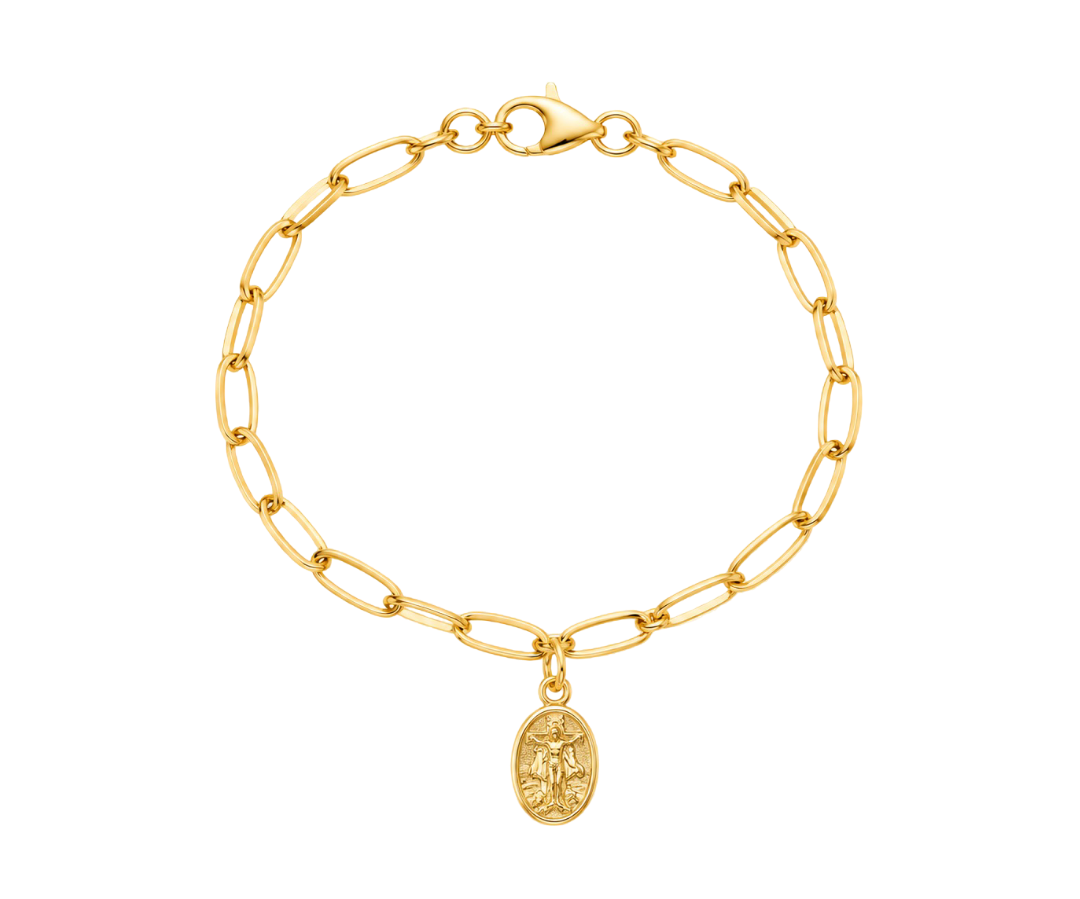 PULSERA MINI EXPEDITO 16CM ORO