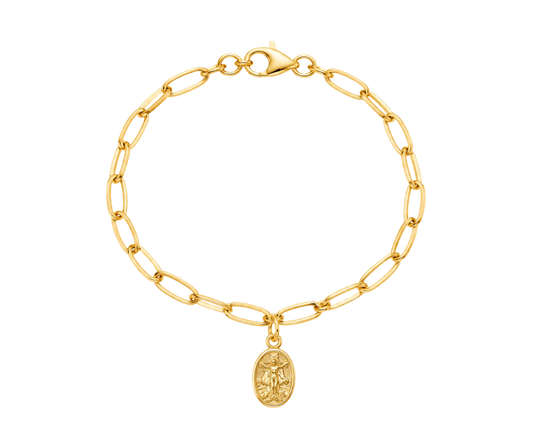 PULSERA MINI EXPEDITO 16CM ORO