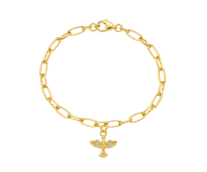 PULSERA ESPÍRITU SANTO 16CM ORO