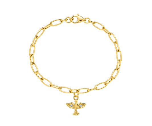 PULSERA ESPÍRITU SANTO 16CM ORO
