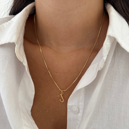 COLLAR INICIAL ORO 45CM