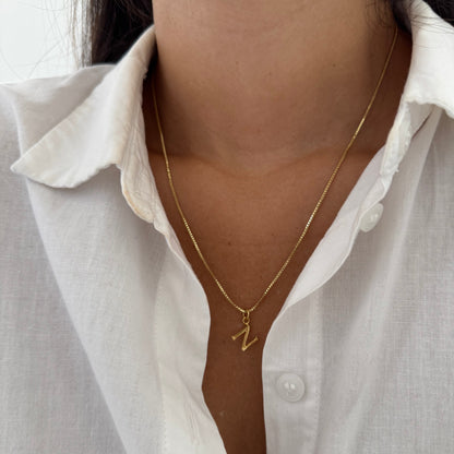 COLLAR INICIAL ORO 45CM